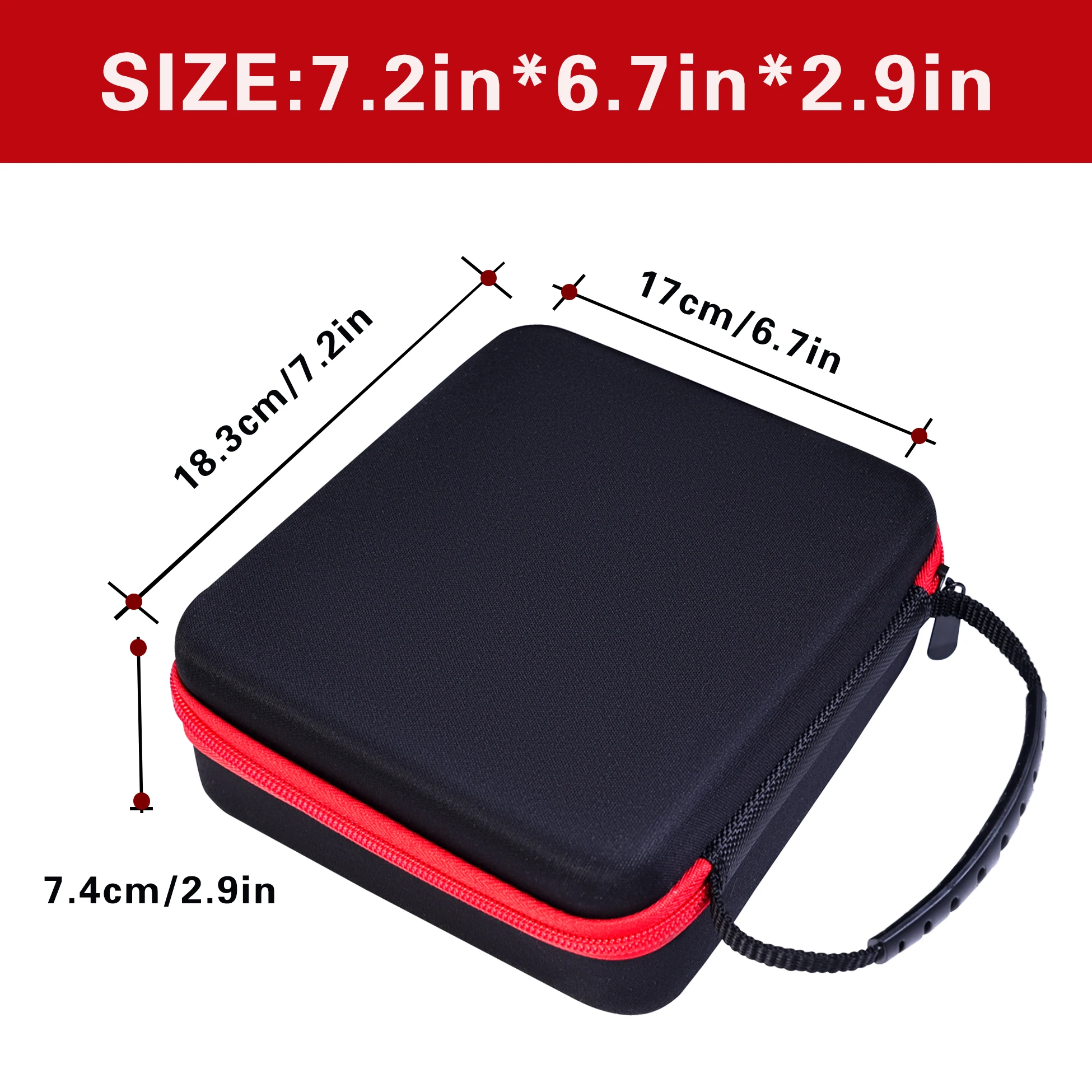 Hard Battery Storage Box Portable Storage Bag Carrying Case Can Hold 110 AA AAA Batteries Suitable for Travel Storage (CASE ONLY