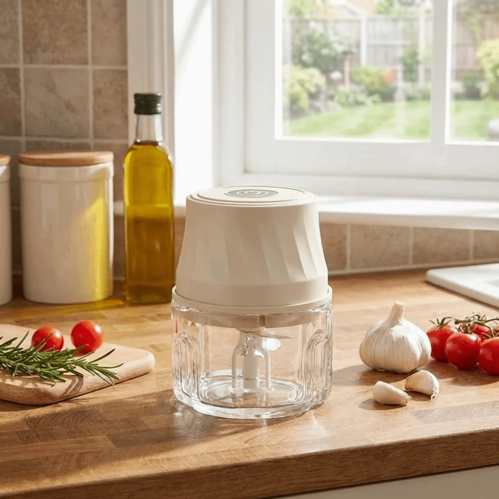 

Multifunctional Wireless Mini Meat Grinder 350ml Portable Baby Food Processor Detachable Electric Garlic Chopper Cooking
