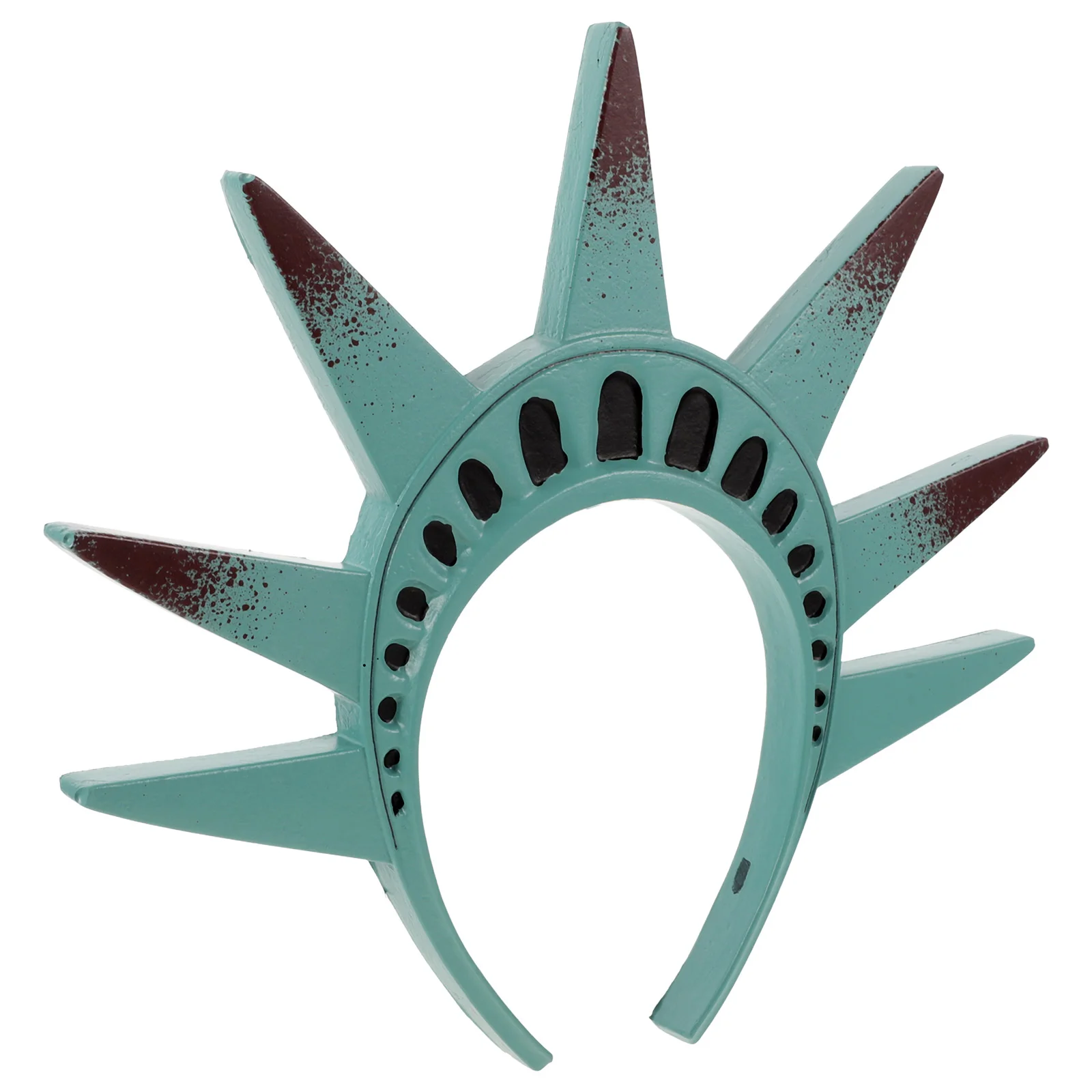 Goddess Headband Statue of Liberty Decorations Headgear Headpiece Torch Crown Hats Pu City Souvenir Statues