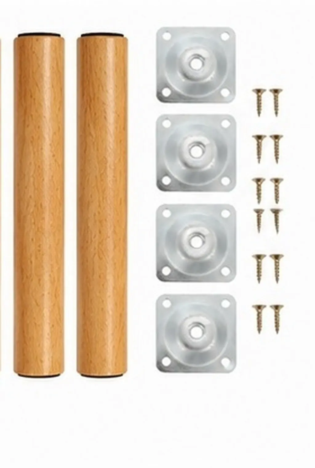 1Set Wooden Table Legs Premium Wood Furniture Feet Replacement Extenders for Dining Table Chair Cabinet Sofa Furniture Support