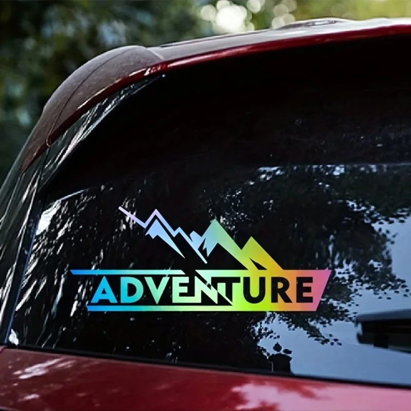 Adventure Vinyl Sticker Waterproof Car Decal For Door Window Bumper Motorcycle Auto Exterior Decoration Universal