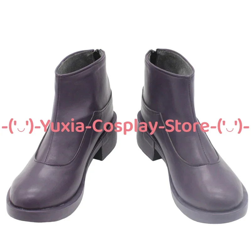 ¡Yuxiacosplay! Pkemon Amethio-zapatos de Cosplay, accesorio de personaje del juego de Anime, botas de cuero PU, disfraz de fiesta de Carnaval y Halloween