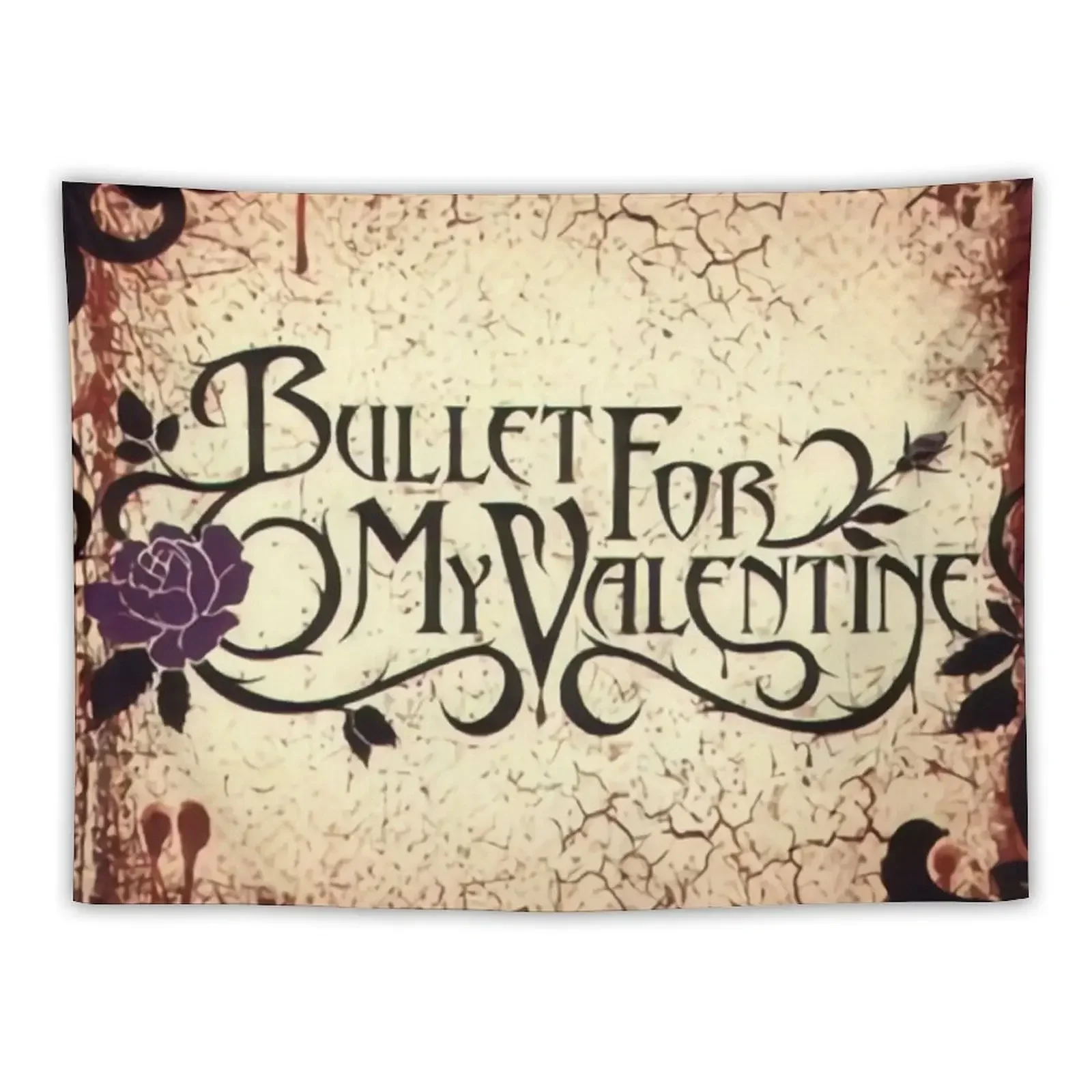 Bullet For My Valentine Fanart Tapestry Wall Decor Hanging Room Aesthetic Decor Tapestry