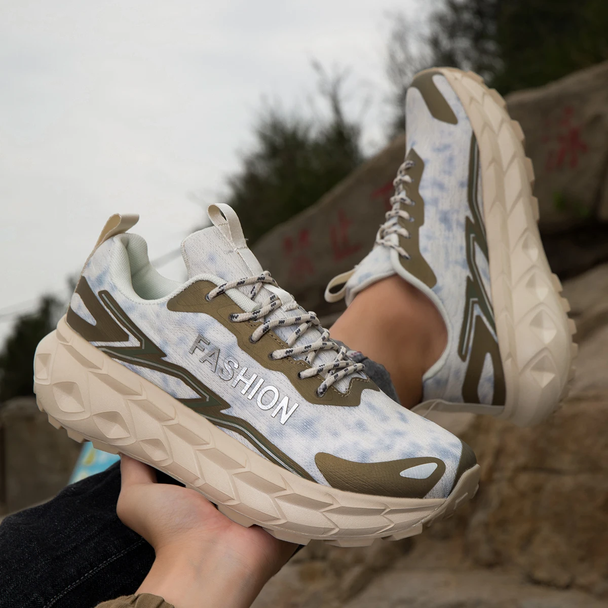 Herren Chunky Sneaker Für Den Alltag Bequeme Freizeitschuhe_voghion.com