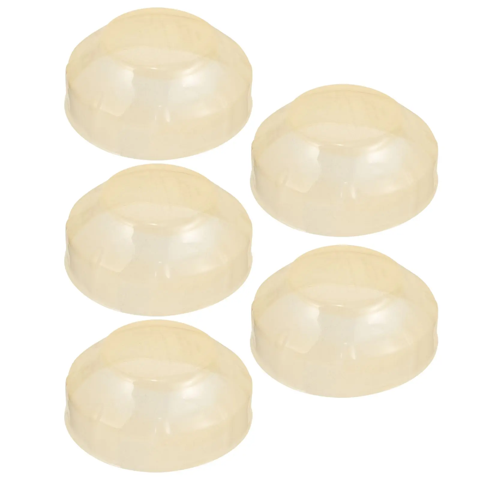 5pcs Smoke Protective Cover Dustproof Decorative Long Lasting Reliable Plastic Travel Caps Plates
