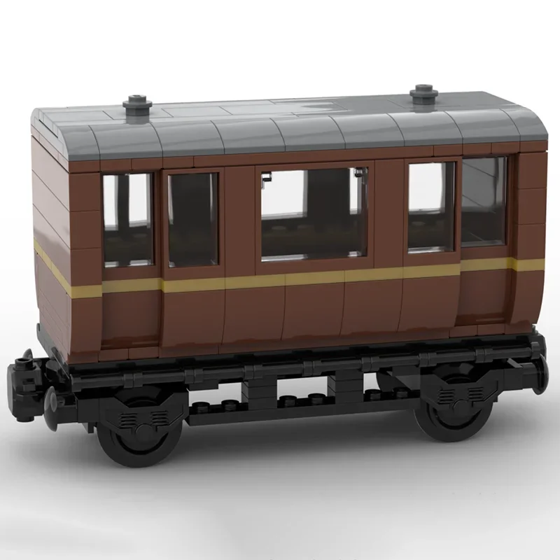 Moc Bouwstenen Kleine Passagierswagens Model Technologie Bakstenen DIY Spoorweg Trein Model Assemblage Speelgoed Construstion Geschenken
