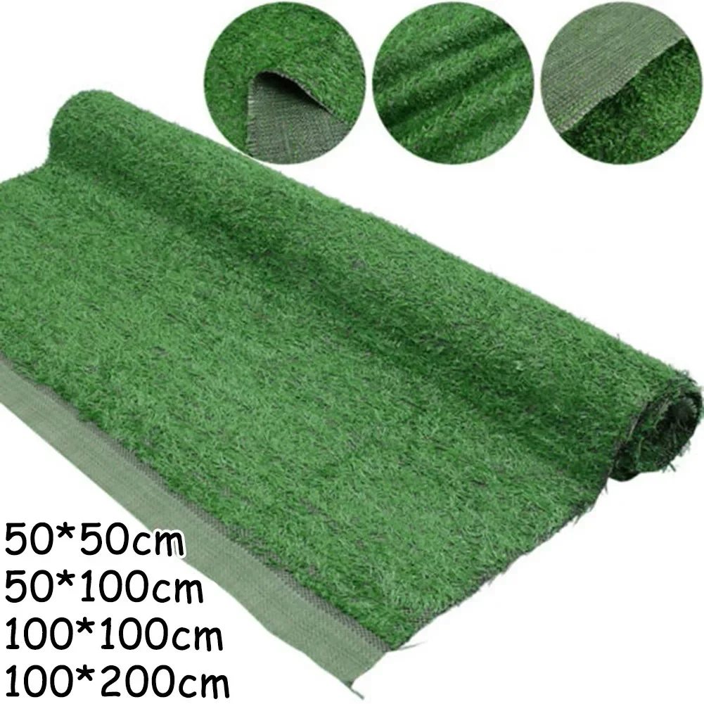 50/100/200CM Artificial Plants For Decor Artificial Grass Carpet Green Grass Mat Garden Landscape Lawn Mat Turf Simulation