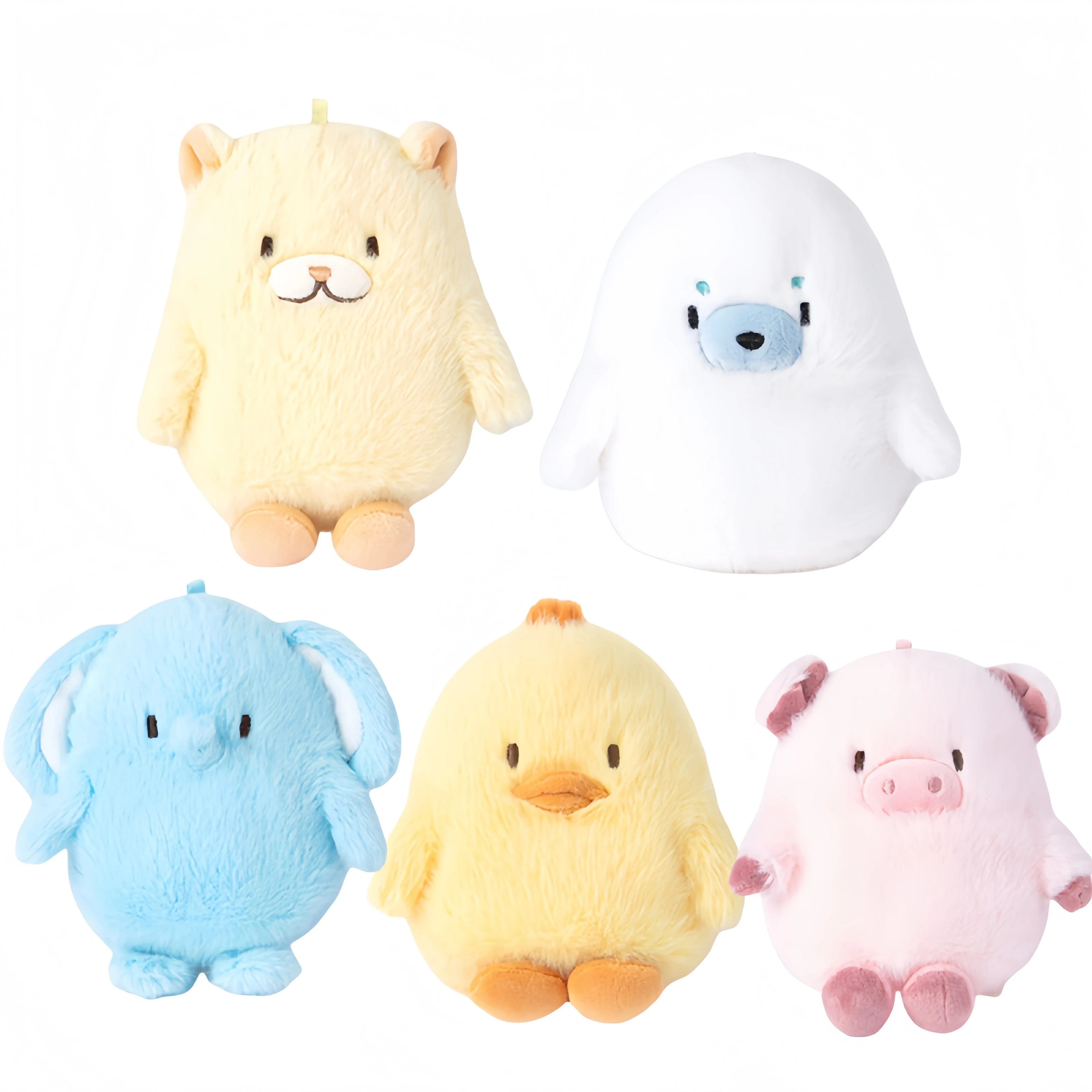 

Animal Hand Puppet Plush Pig Duck Elephant Finger Puppets Toys Seal Hamster Family Dolls Cartoon Child Baby Talking Story