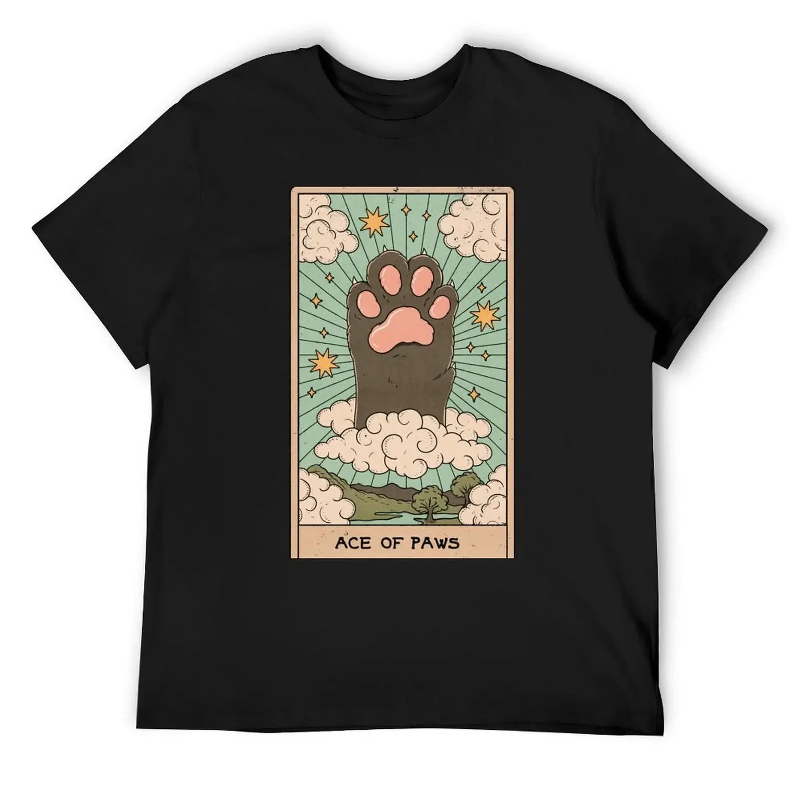 

Ace of Paws T-Shirt summer clothes anime tshirt vintage t shirts men tshirt