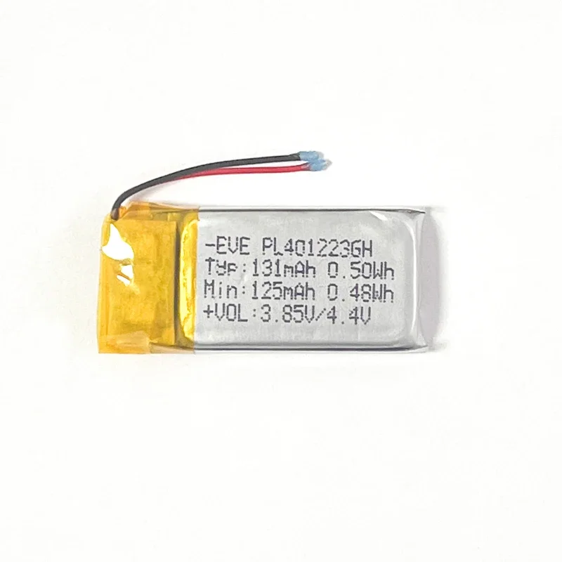 For Xiaomi Band 3 4 5 6 Replacement Batteries PL401223GH 131mAh Two Wires Need To Be Welded for Xiaomi Mi Band 5 Watch Battery