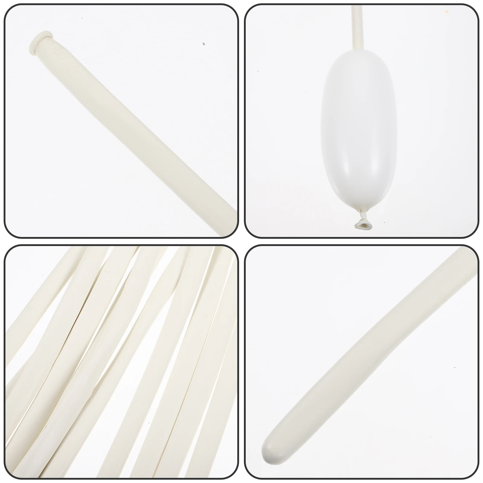 

100pcs White 260 Balloons Long Twisting Creative DIY Party Decoration Bulk Balloons Birthday Valentine Christmas Wedding
