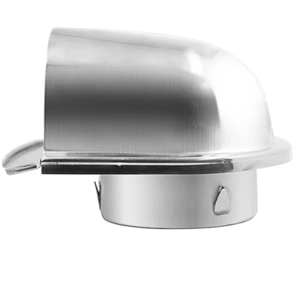 6Inch 150mm Waterproof Stainless Steel Vent Vent Hood Anti-Corrosion Exhaust Extractor for Wall Air Outlet Cover,A