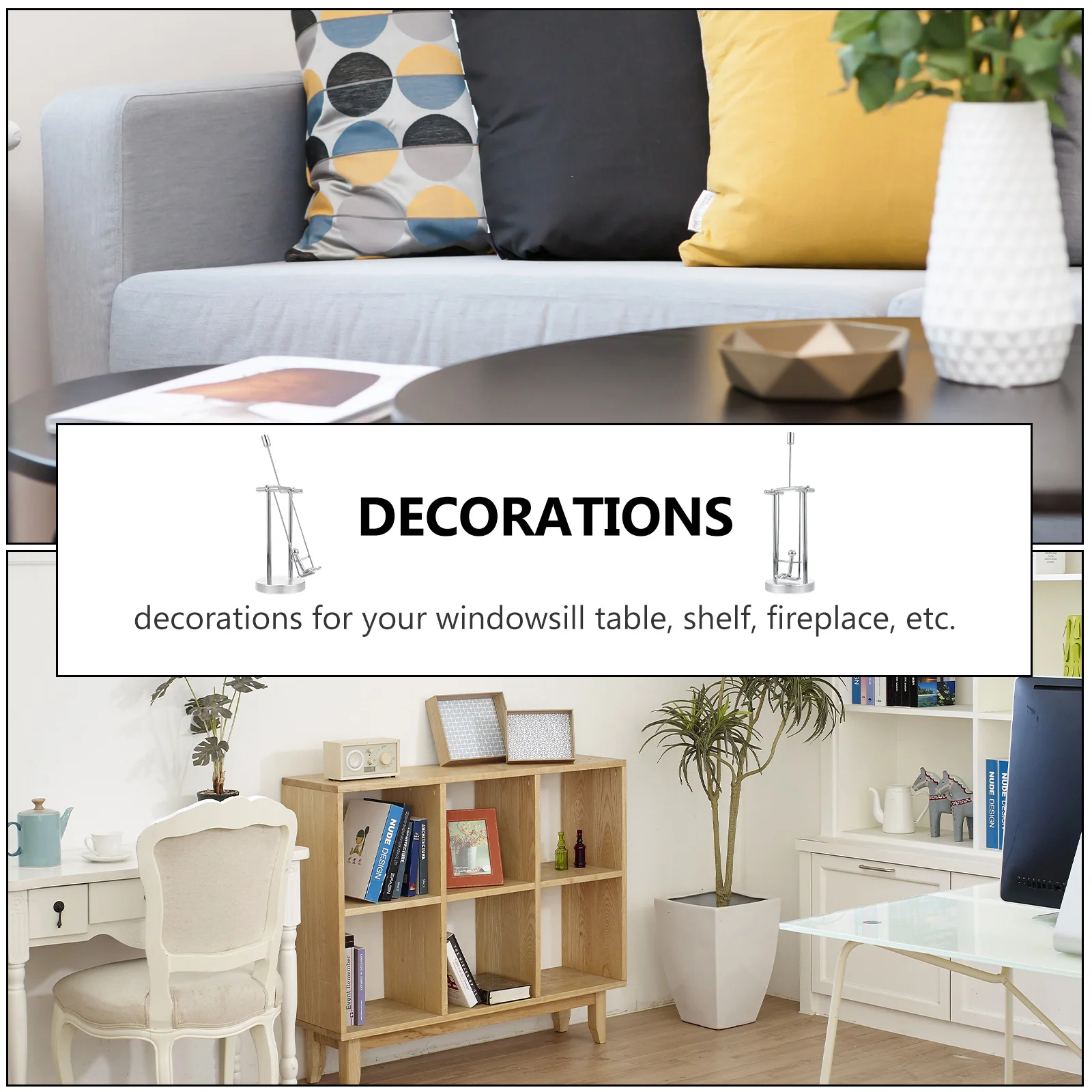 

Декоративные железные качели, вращающийся балансовый шар, орнамент, украшение для рабочего стола, домашний офис, вечеринка, подарок, балансировочный шар