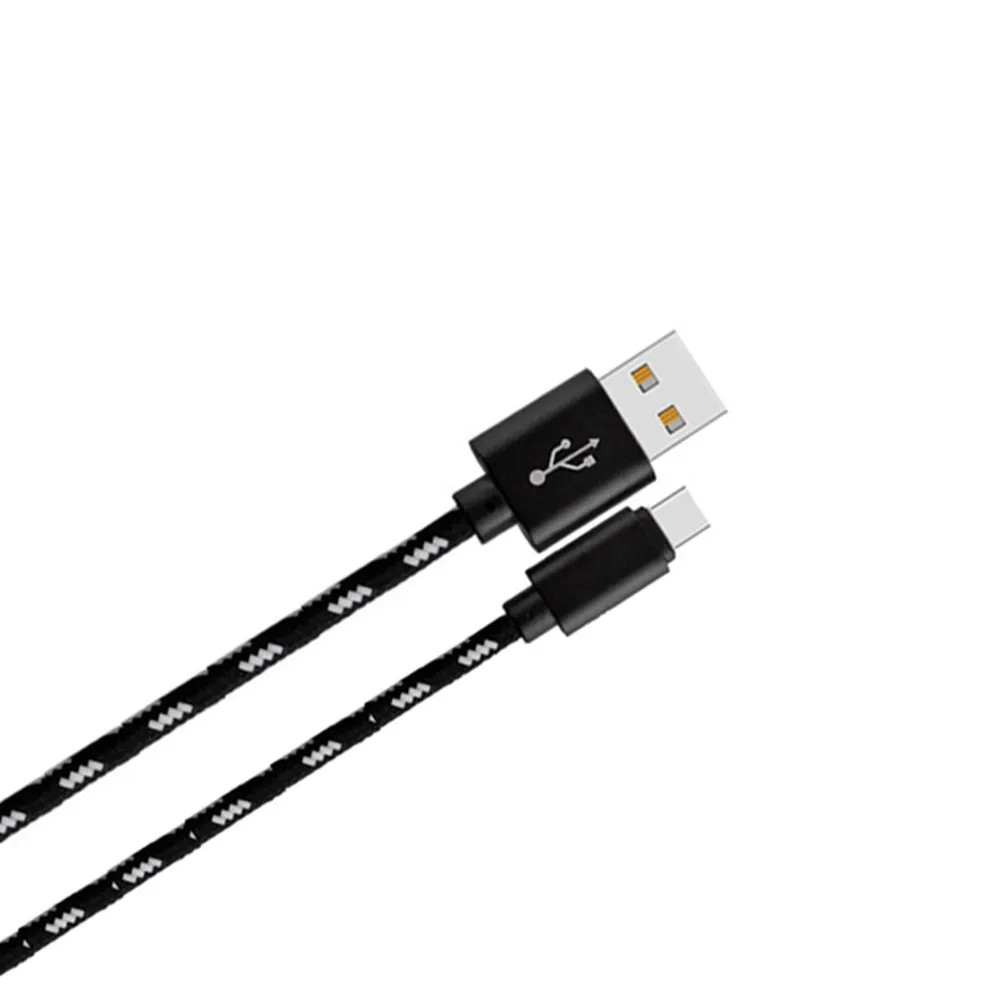 Heavy Duty Nylon Woven Micro USB Cable for Data Transfer Charging Compatible with Samsung USB