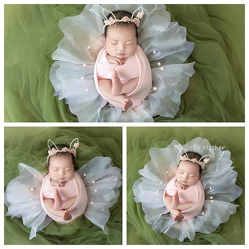 

Baby theme summer baby shooting props children's clothes photo costumes a whole set of mesh princess