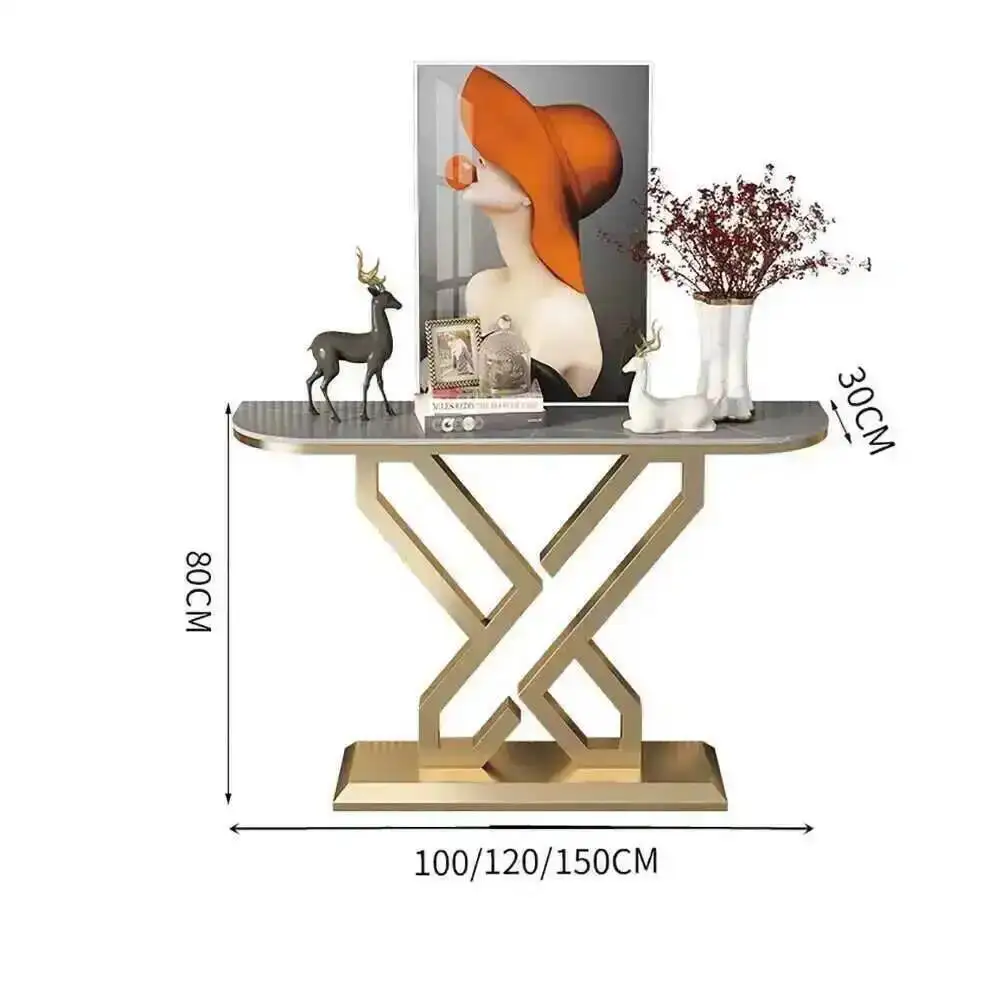 

Design Console Table Luxury Unique Beauty Nordic Aesthetic Console Table Glamour Trendy Wohnzimmer Tisch Living Room Furniture