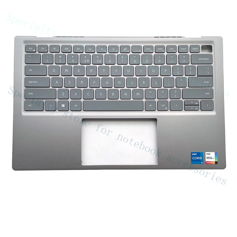 

A+ New For Dell Inspiron 5415 Palmrest Backlit Keyboard Upper Case 0RVGKC No 2-in-1