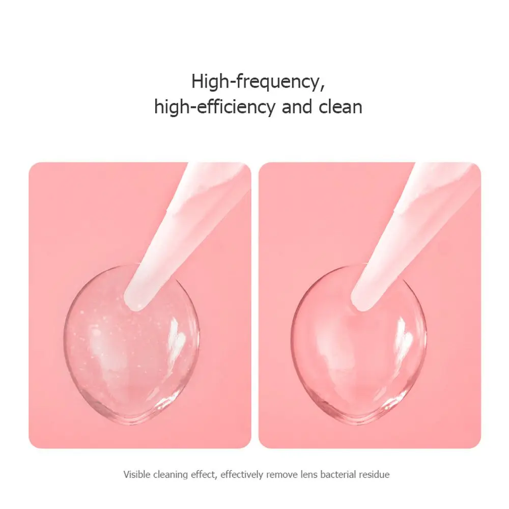 Portable Colorful Lens Cleaner USB Charge Automatic Contact Lens Cleaning Machine Ultrasonic Cleaning Case Built-in battery