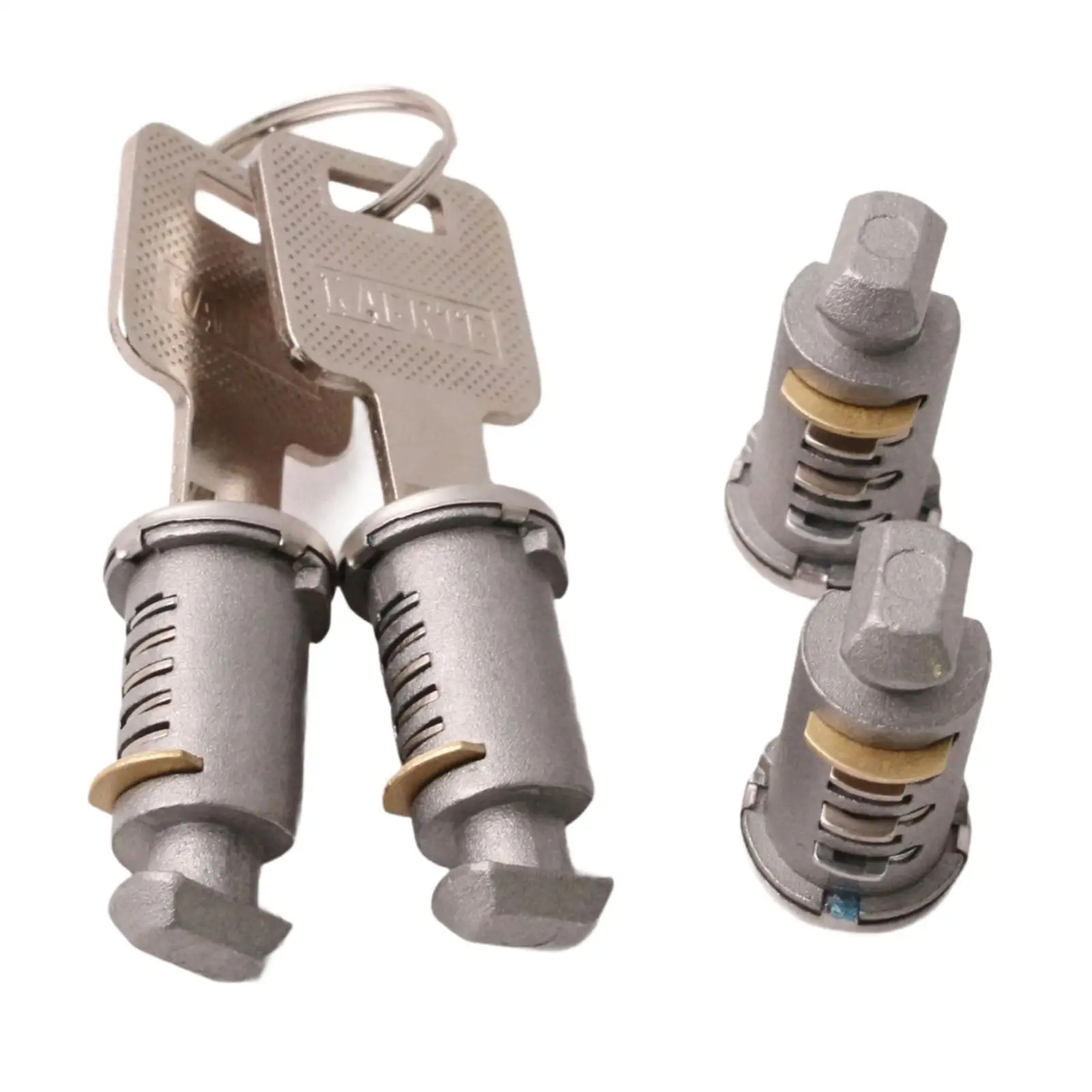 Car Rack Parts Metal Luggage Rack Crossbar Replacement Lock Cores with Keys for Secure Cargo System