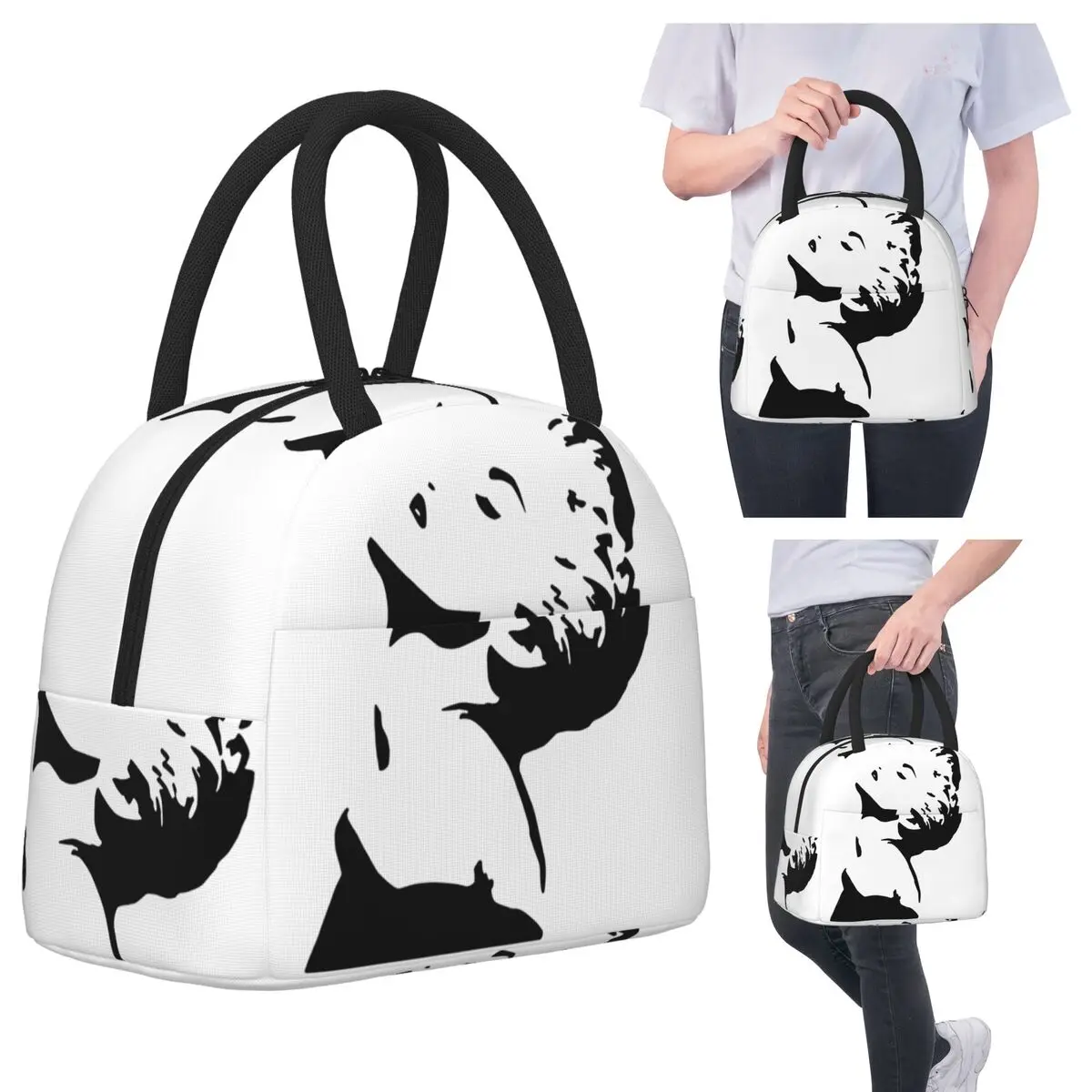 

Madonna True Blue Обложка Альбом Классические сумки для обеда Изолированная коробка для бенто Водонепроницаемая сумка для обеда Многоразовые сумки для пикника Сумка-холодильник