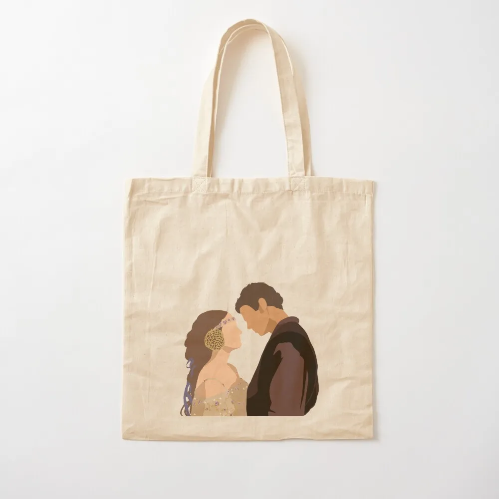 

Anakin and Padme-Attack of the Clones Tote Bag shopping bags foldable reusable shopping bag Canvas Tote Bag