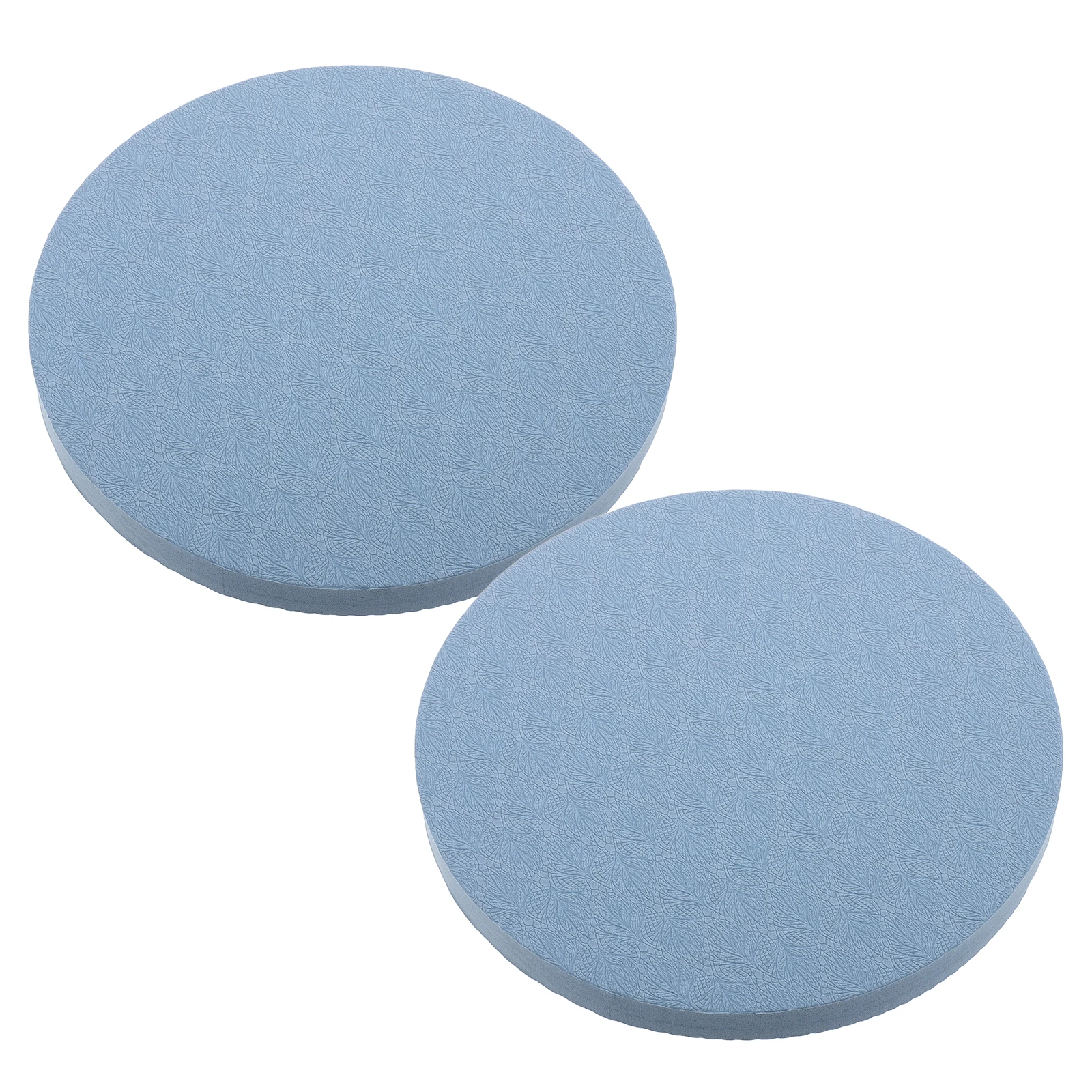 

2 Pcs Yoga Flat Mat Fitness Knee Pad Elbow Cushion Pads Support Exercise for Rubber Brace