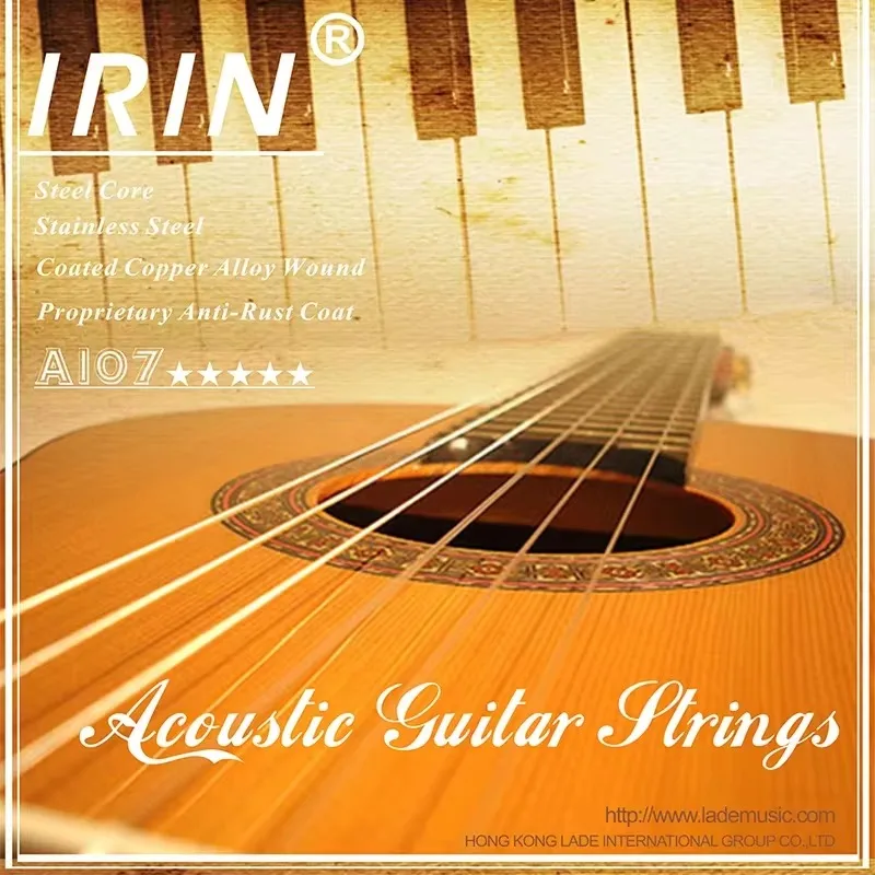 6 stks/set Akoestische Gitaar Snaren Universele Vernikkeld Koolstofstaal Zeshoekige Kern Guitarra Snaren Gitaar Accessoires