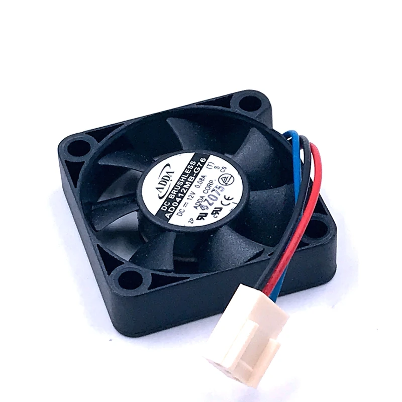 

Original new FOR ADDA AD0412MB-G76 4010 40mm DC 12V 0.08A ultra silent fan double ball bearing cooling fan