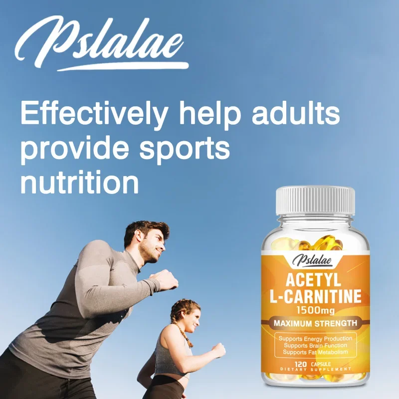 Natuurlijke Acetyl-L-Carnitine Capsules 1,500 Mg-Natuurlijke Energie Opwekking, Sportvoedingssupplement