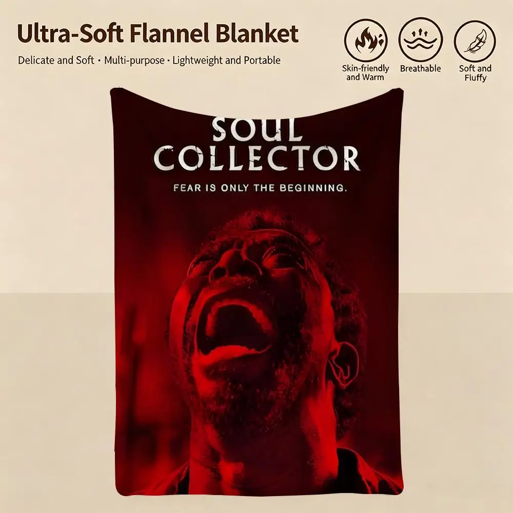 art T-The Collection-n Throw Warm Soft Flannel Blanket, Multi-use for Sofa Bed Camping Travel Nap