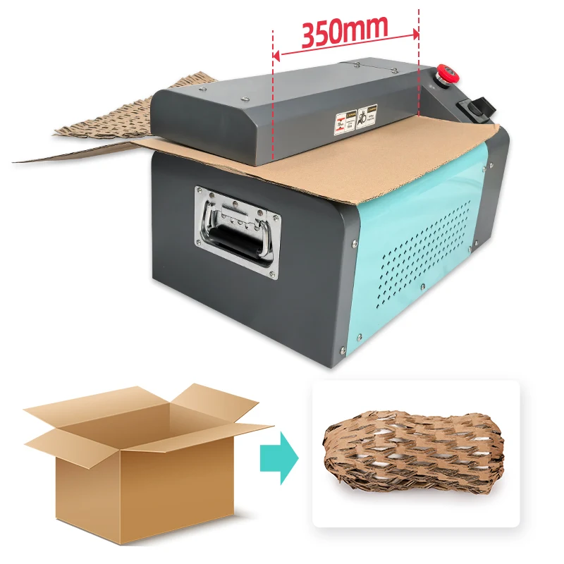 

350 mm Hot Sale Mini Cartons Carton Board Shredder Paper Packaging Machine with Factory Prices
