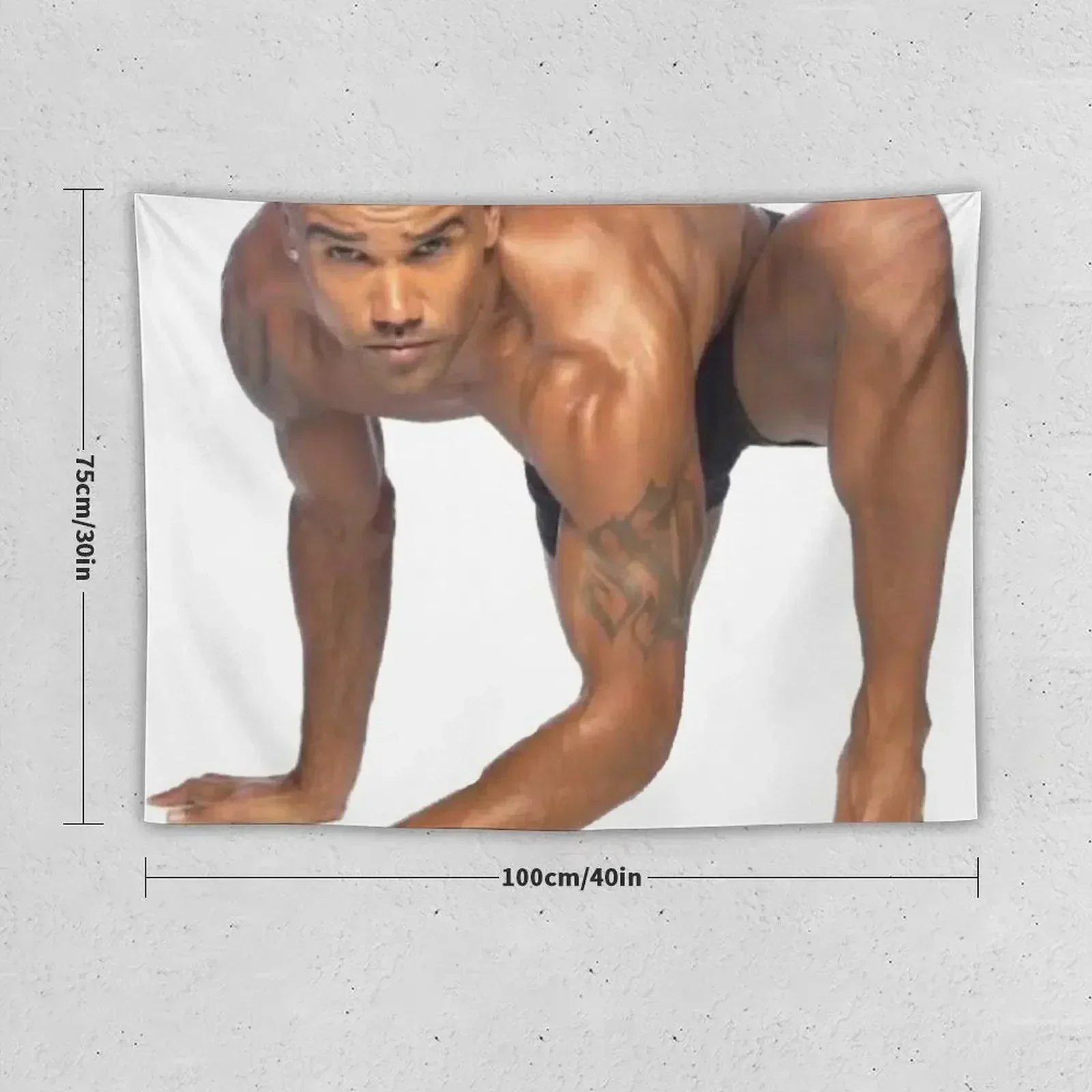 Shemar Moore Tapestry Room Decor Room Aesthetic Bedroom Deco Custom Tapestry