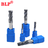 HRC50 4-Flute Cnc alloy Coating Flat End Mill Tungsten Steel Carbide Milling Cutter For CNC Mechanical Machining Endmills Tools