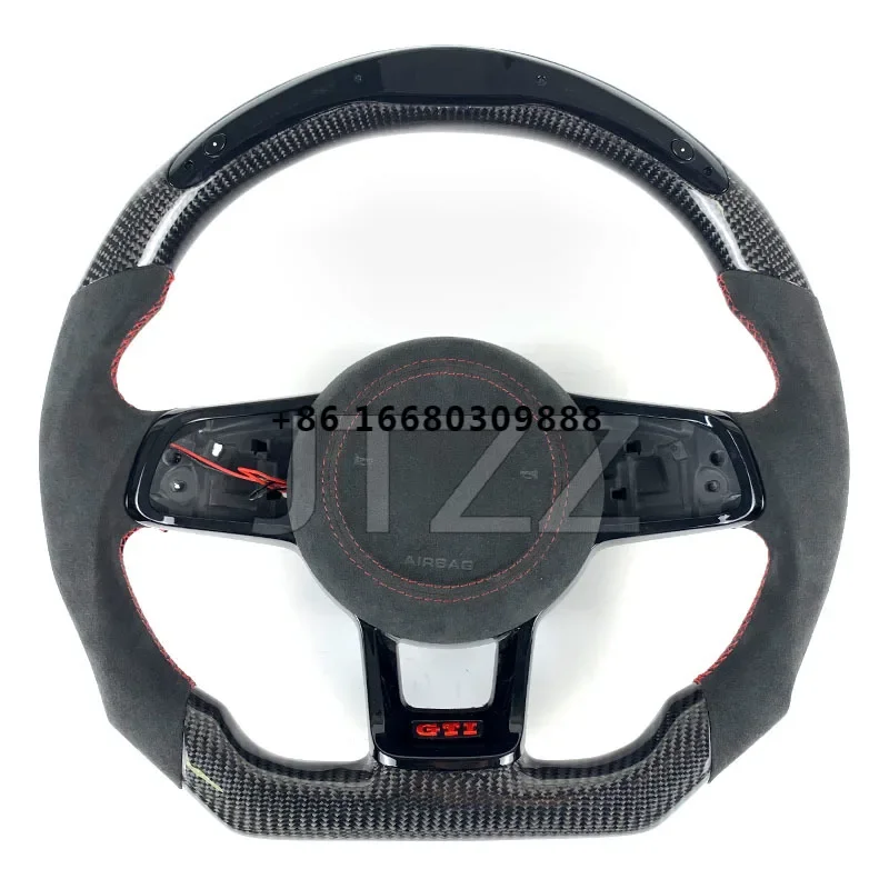 For Golf MK7 GTI 2015 2016 2017 2018 2019 Carbon Fiber Steering Wheel Car accessories