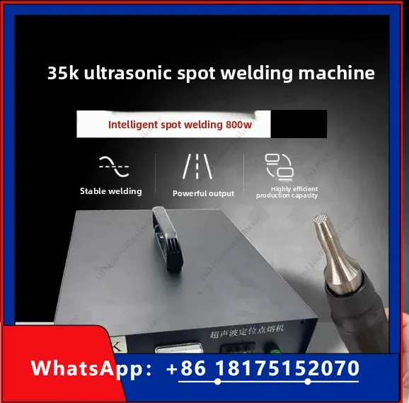 HLH 35K Handheld Ultrasonic Spot Welder Plastic Welding Machine for Automotive Interior Modification & Clothing Positioning