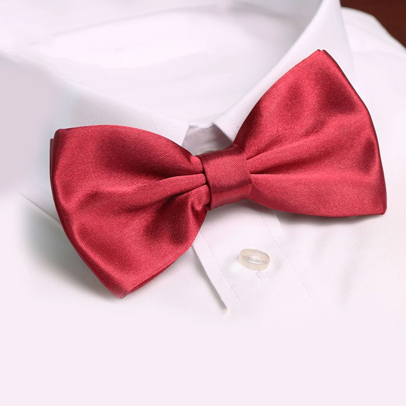 Classic Men Ties Solid Color Business Wedding Bow Tie Women Candy Butterfly Female Male Bowknot Accessory Formal Bowtie Gravata