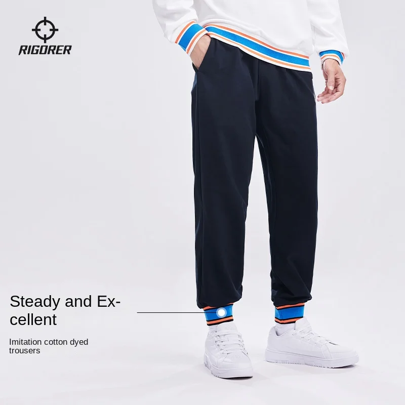 RIGORER Sports Pants Men Women New Sports Leisure Basketball Training Thickened Sweatpants Soft Sports Pants Jogging Pants