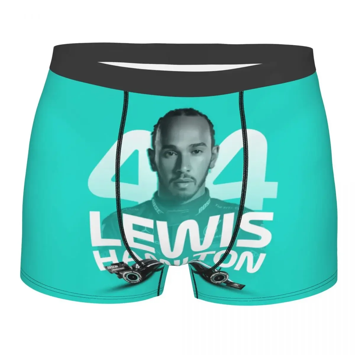 Custom The Lewis Legacy Motorsport Boxers Shorts Men 44 Car Racing Briefs Underwear Novelty Underpants