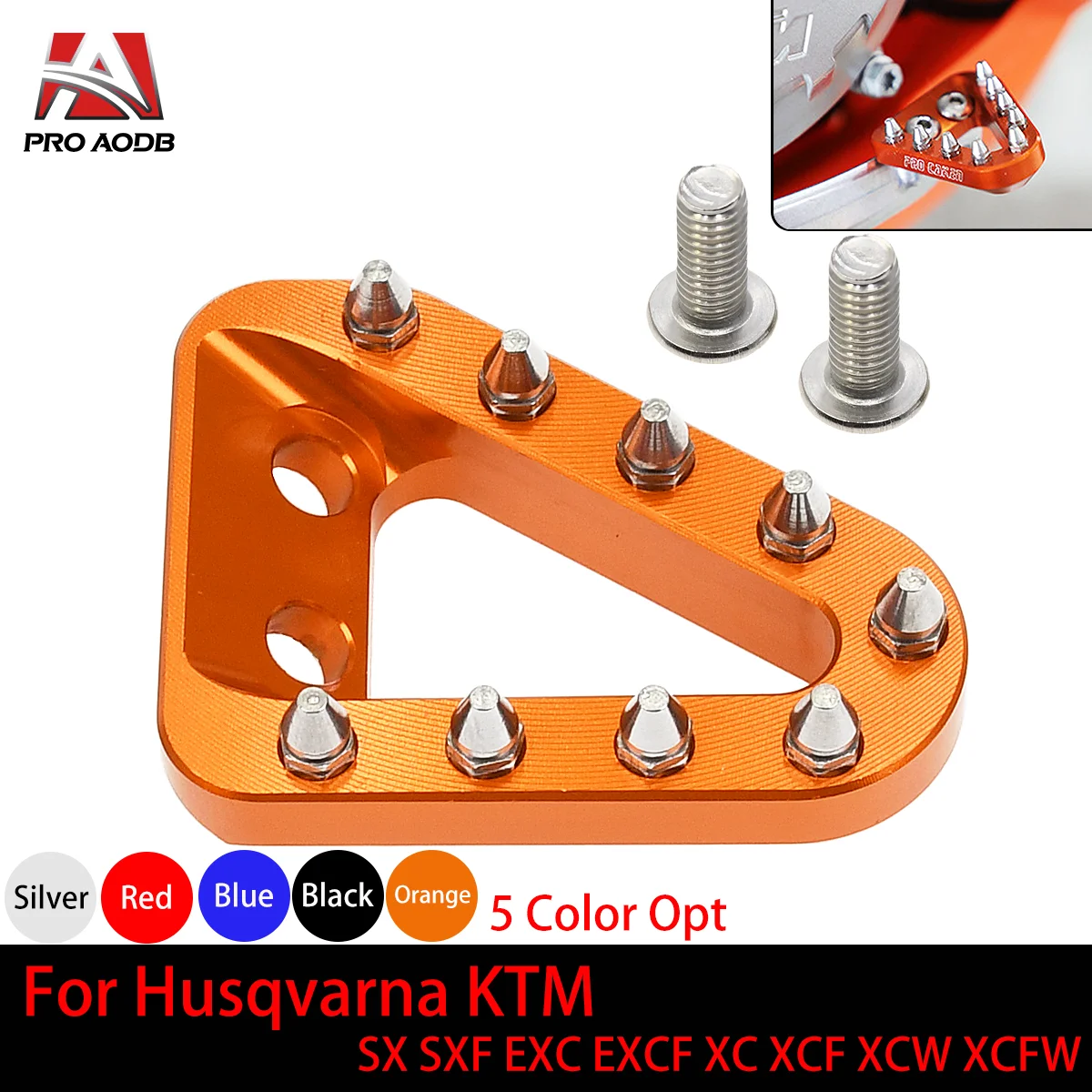 Exceptional Rear Foot Brake Pedal Head Accessory Machines For KTM Husqvarna GasGas Quality Motorcycle Brake Addition Motocross