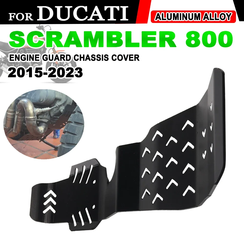 For DUCATI Scrambler 800 Scrambler800 2015 - 2022 2023 Motorcycle Accessories Engine Protection Cover Chassis Guard Skid Plate