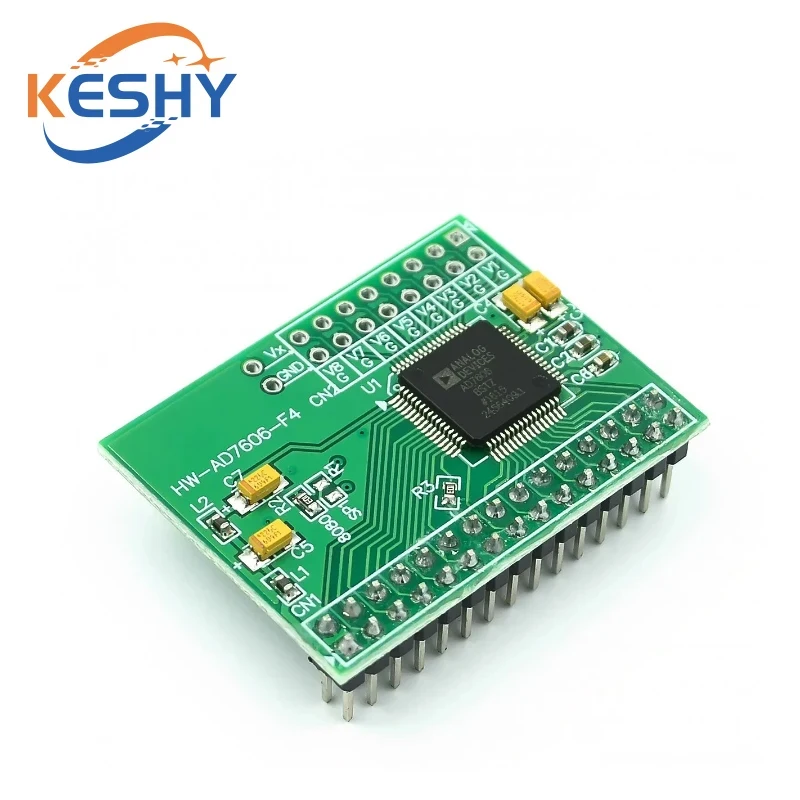 1PCS 16Bits ADC 8CH Synchronization AD7606 DATA Acquisition Module 200Ksp