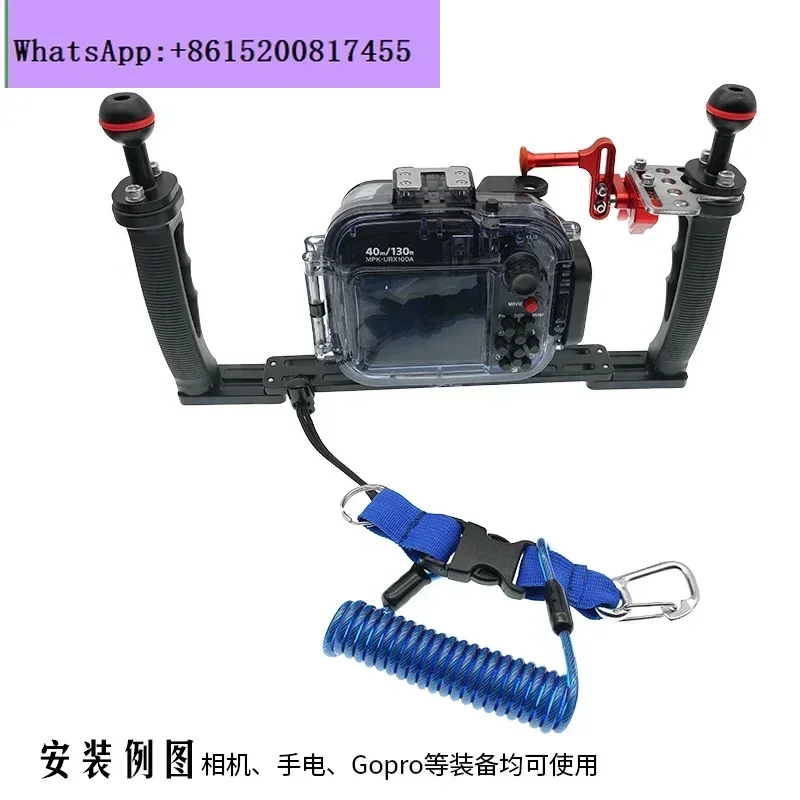 Nite-Scuba submersible camera anti-lost rope stainless steel missed rope gopro action camera lanyard action4