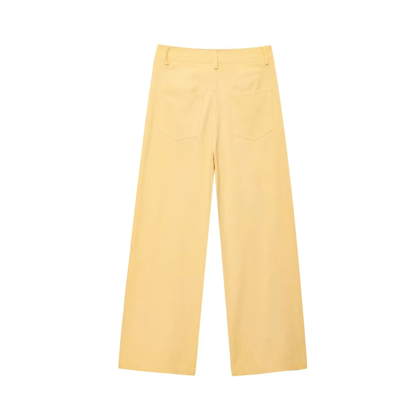 JNLEAOG Primavera Nuove Donne Faion Design Pantaloni a Gamba Larga Pantaloni Lunghi Or Sve Button up Abbigliamento Casual per Adulti