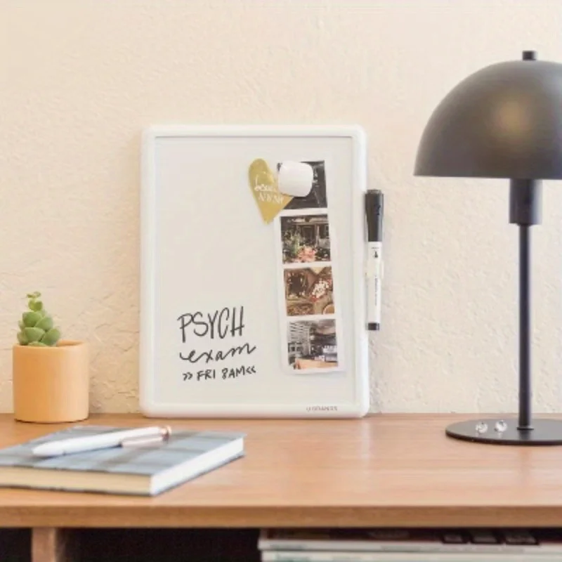 Белая магнитная доска для сухого стирания: маленькая настенная доска, полипропилен, сталь, пластик