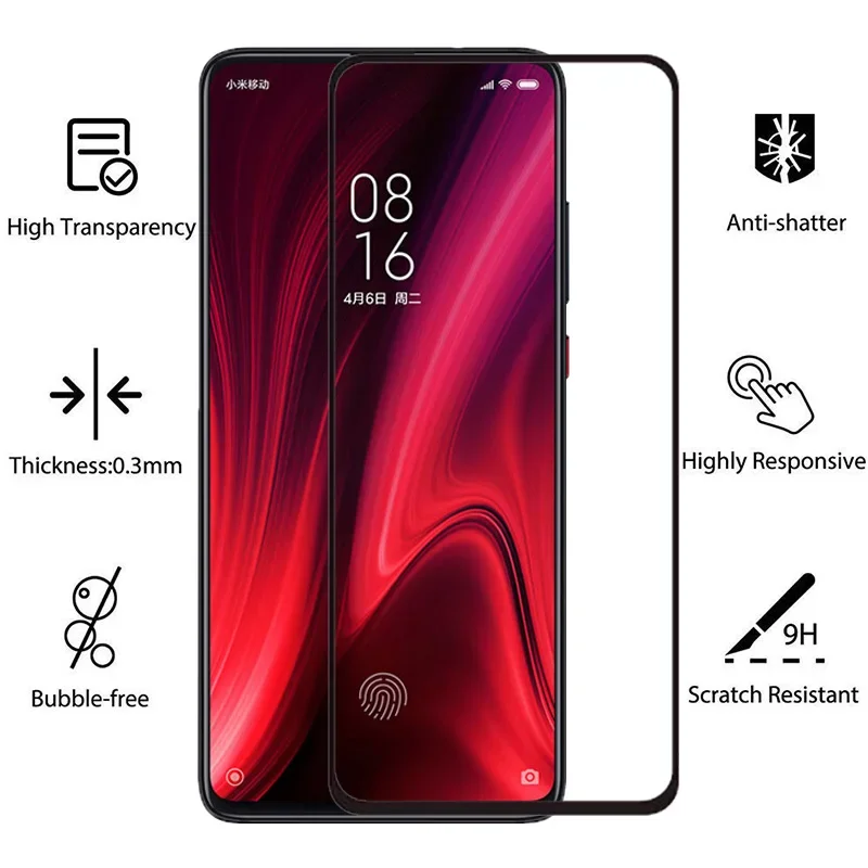 9d protective tempered glass on redmi k20 pro screen protector for xiaomi redmik20 readmi k 20 20k k20pro safety film redmy remi