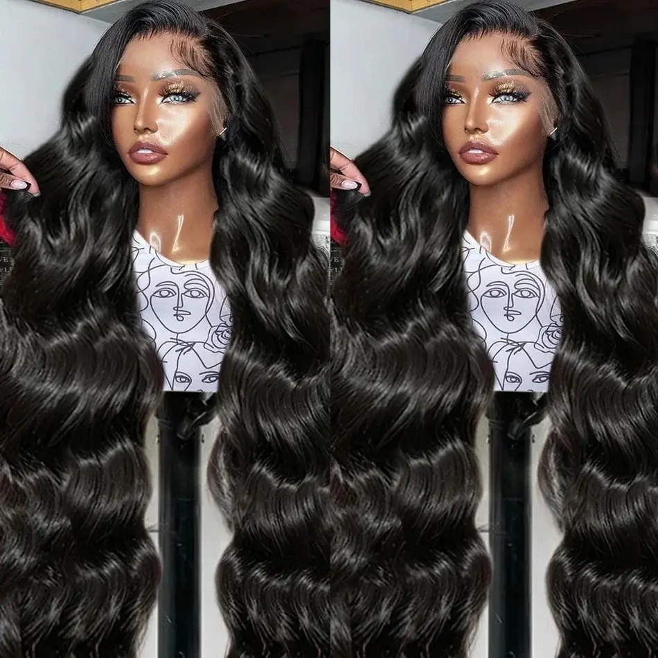 Myyatwo Body Wave 13X6 HD Lace Front Wig 100% Human Hair Wigs 13X4 Pre Plucked Body Wave Glueless Wigs For Woman