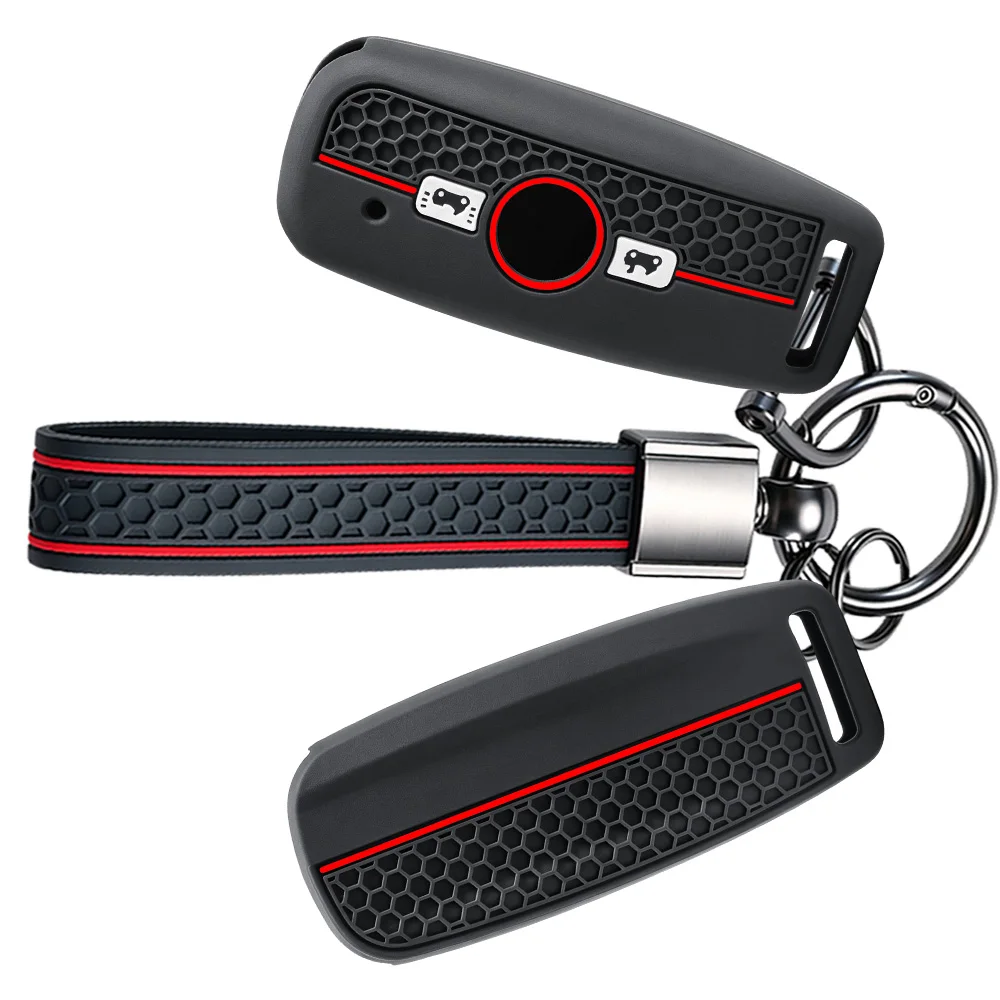 Key Fob Case Keychain For Honda GL1800 Gold Wing Goldwing F6B Gold Wing Tour DCT Forza NSS X-ADV PCX ADV CB CBR Slim Fit Premium