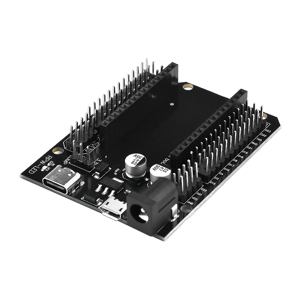 

ESP32 Super Breakout Board Expansion Board 3 Types Outputs for ESP32 Module ESP-WROOM-32 ESP32 Block PCB