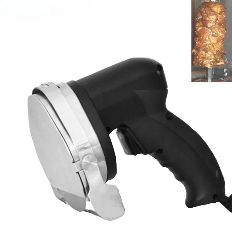 Commercial 110V/220V Stainless Steel Shawarma Gyro Cutter Kebab Slicer