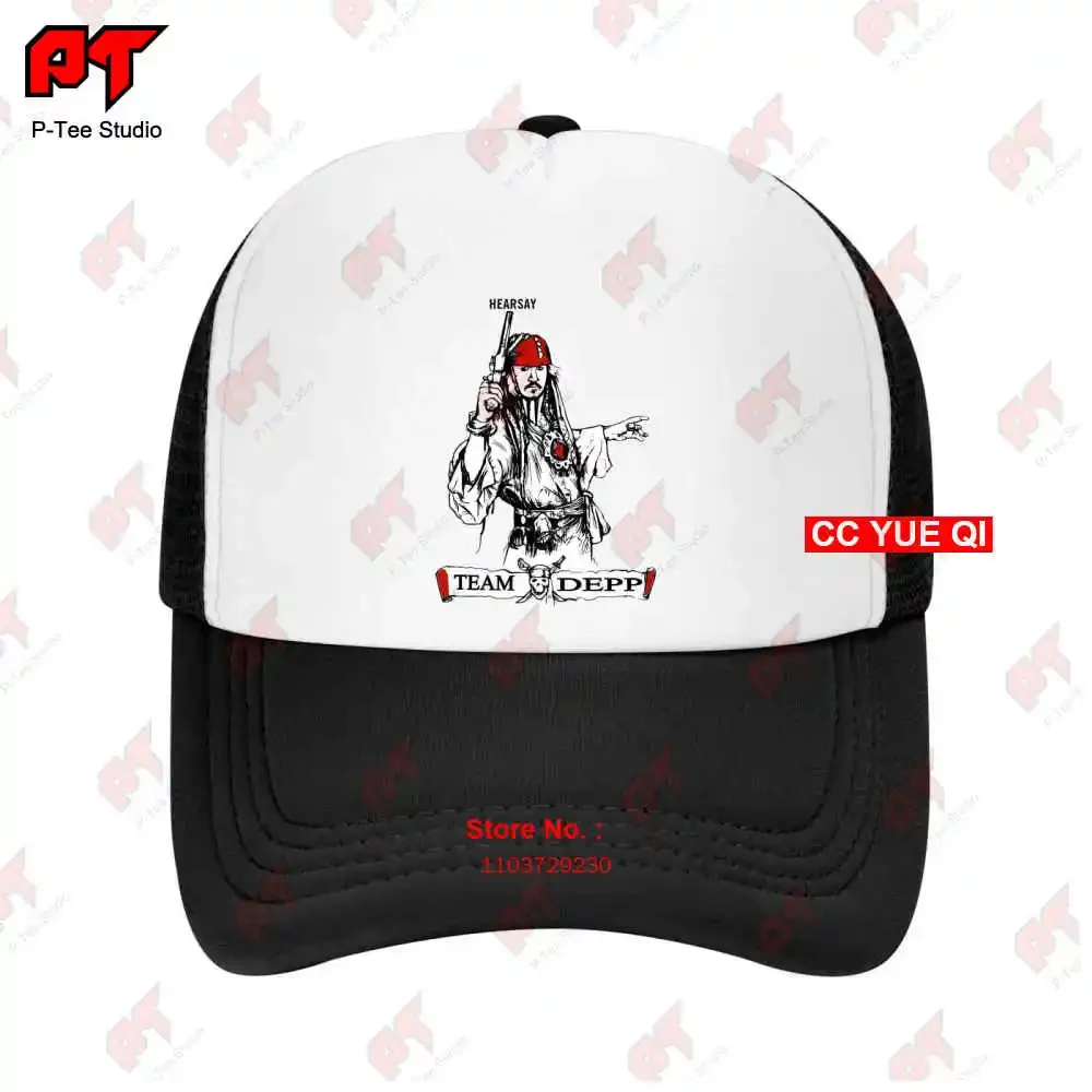 Team Johnny Depp Hearsay Funny Justice Baseball Caps Truck Cap T1GP